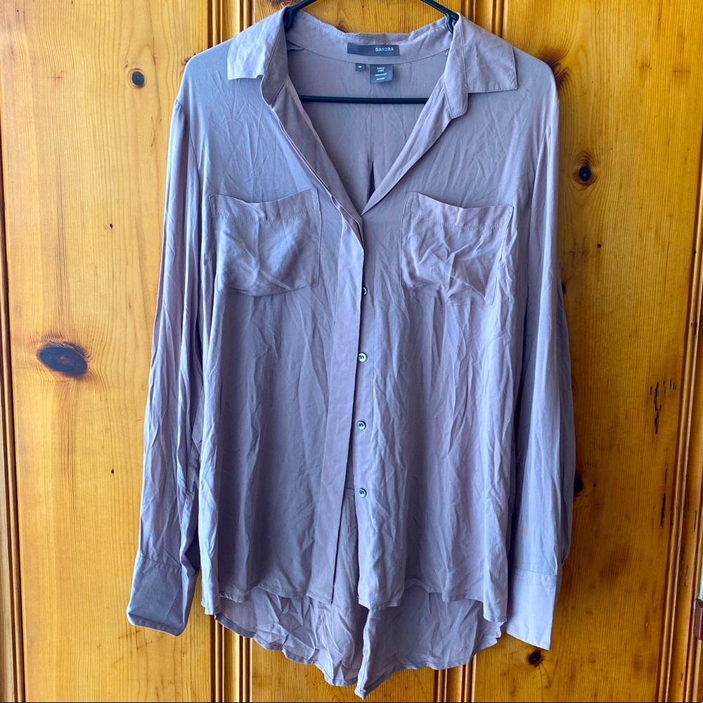 Sandra- lavender blouse